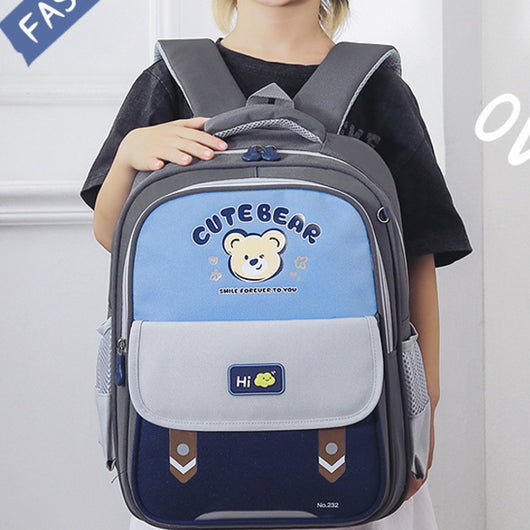 Mochila Escolar Ergonómica de Gran Capacidad con Protección Dorsal