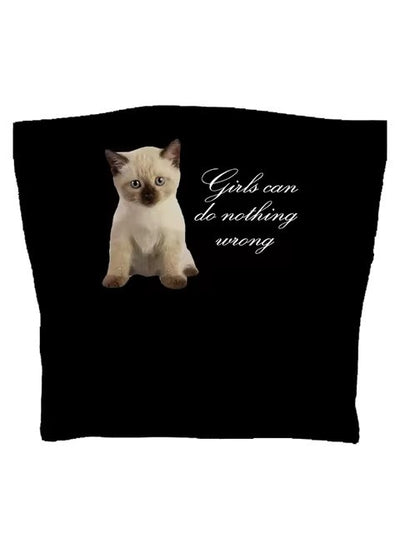 Chaleco Ajustado con Estampado de Gatos para Niña - Image 12