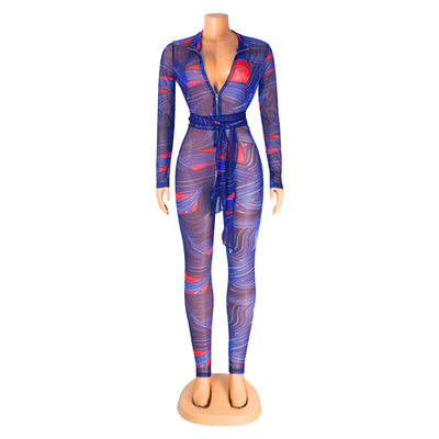 Jumpsuit Transparente de Manga Larga para Discoteca - Image 21