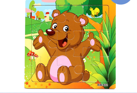 Puzzle de Animales de Madera - Juego Educativo para Niños y Padres - Image 46