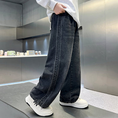 Pantalones Gruesos y Cálidos Estilo Coreano para Niños - Image 3