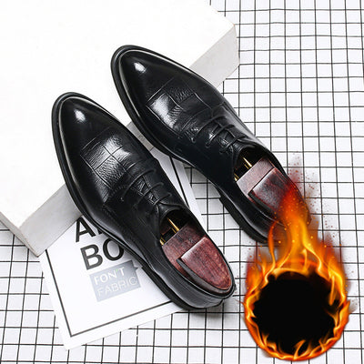 Zapatos de Cuero Casual Estilo Coreano con Altura Aumentada para Hombre - Image 21