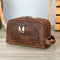 Bolso Retro Cuero Crazy Horse Neutro Multifuncional