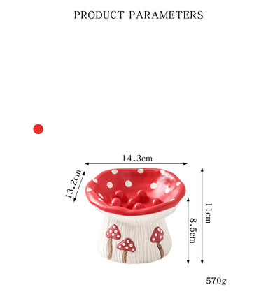 Comedero Elevado para Gatos y Perros con Diseño Decorativo de Seta - Image 11