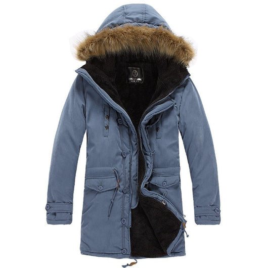 Abrigo Parka de Invierno para Hombre - Chaqueta Cálida de Algodón - Image 14