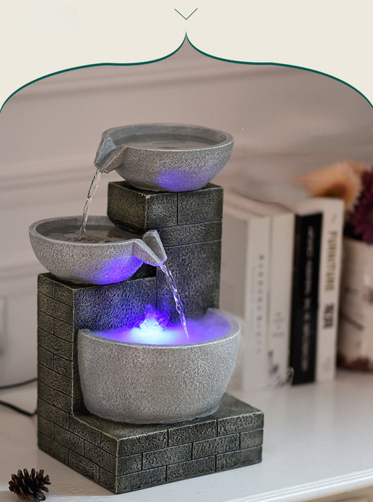 Humidificador de Escritorio Minimalista con Fuente de Agua - Image 5