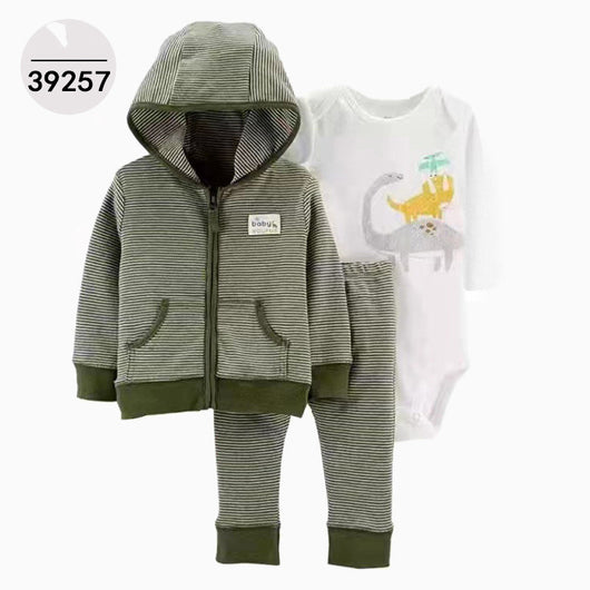 Conjunto Infantil 3 Piezas: Sudadera con Capucha, Manga Larga y Pantalón - Image 30