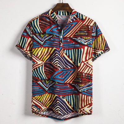 Camisa de Lino Manga Corta para Hombre - Image 4