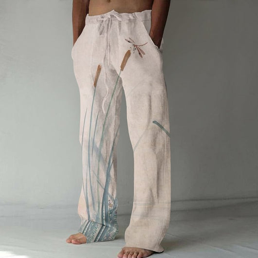 Pantalones Casuales Talla Grande Pierna Ancha para Hombre - Image 3