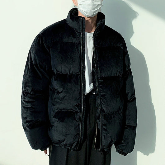 Abrigo Hombre Estilo Coreano Oversize Acolchado Grueso Invierno - Image 4