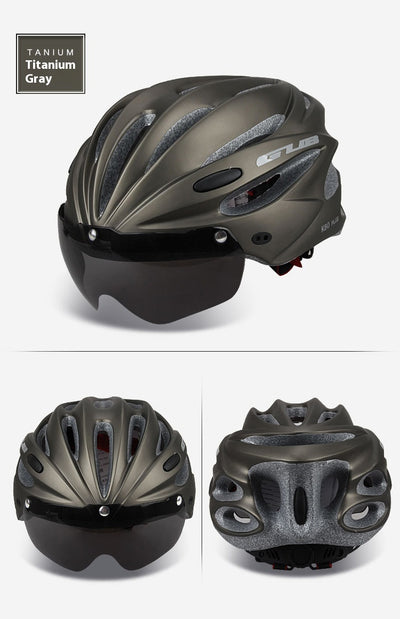 Casco de Ciclismo con Gafas Magnéticas Integradas - Image 9