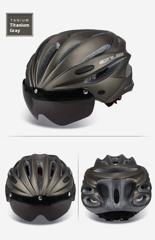 Casco de Ciclismo con Gafas Magnéticas Integradas - Image 9