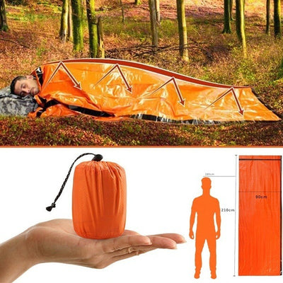 Bolsa de Emergencia Térmica Naranja Aluminio