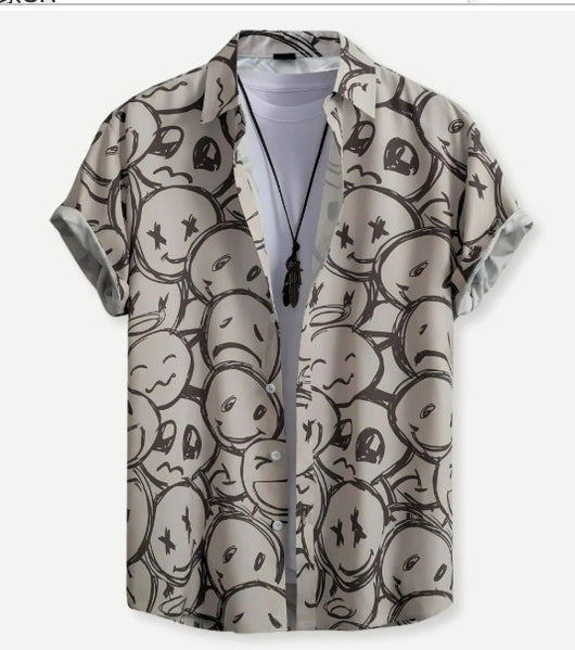 Camisa Hawaiana de Manga Corta con Solapa - Image 14