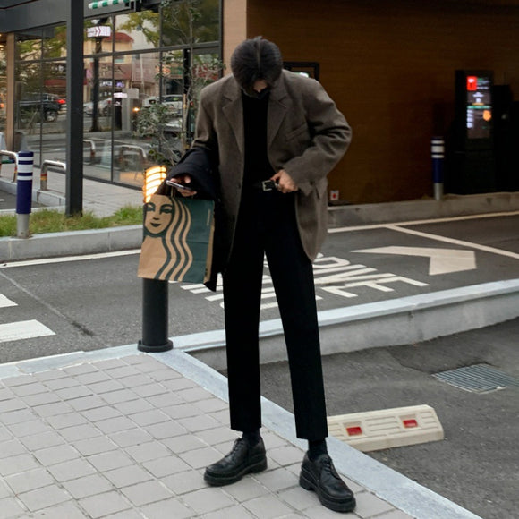 Blazer Coreano Oversized Premium con Textura Gruesa