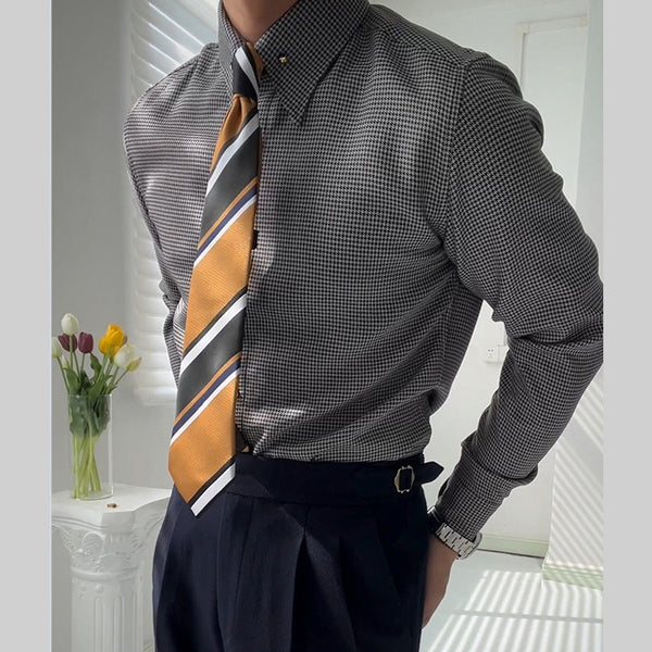 Camisa Formal Cuello Imperio Sin Planchado para Caballero