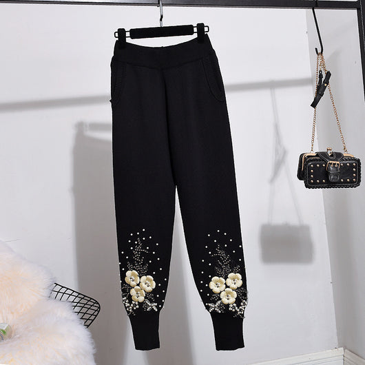 Conjunto de Punto: Suéter Manga Larga y Pantalón Térmico - Image 3