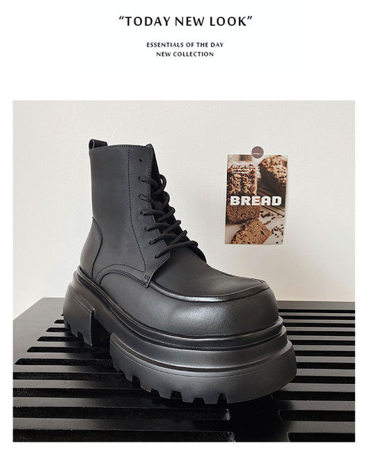Botas Martin de Plataforma con Aumento de 7CM - Estilo Casual Elevado - Image 10
