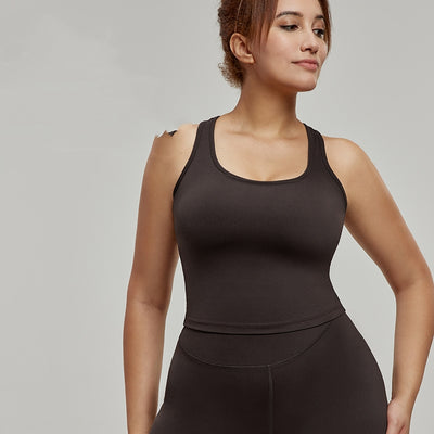 Top Deportivo Push-up Tallas Grandes con Espalda Descubierta y Control Abdominal - Image 4