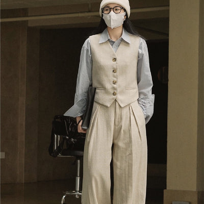 Pantalones Casuales Holgados de Personalidad Fashion