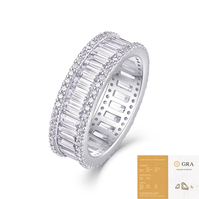 Anillo de Plata S925 con Moissanita que no se Desvanece - Image 11