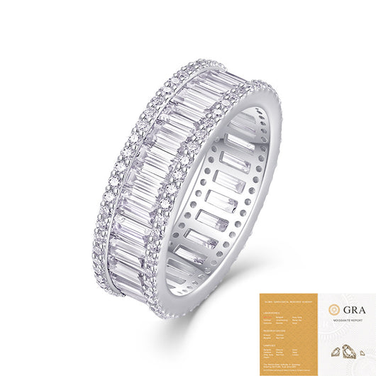 Anillo de Plata S925 con Moissanita que no se Desvanece - Image 11