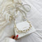 Bolso de Cadena Mate Efecto Hielo con Asa Simple para Mujer