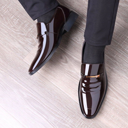 Zapatos de Vestir de Piel con Alza Oculta para Hombre - Image 8