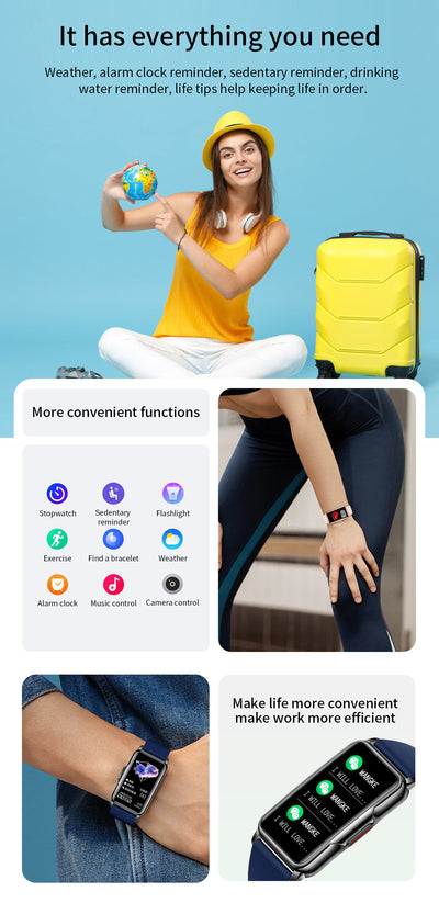 Pulsera Inteligente Deportiva para Mujer con Monitoreo de Salud - Image 19