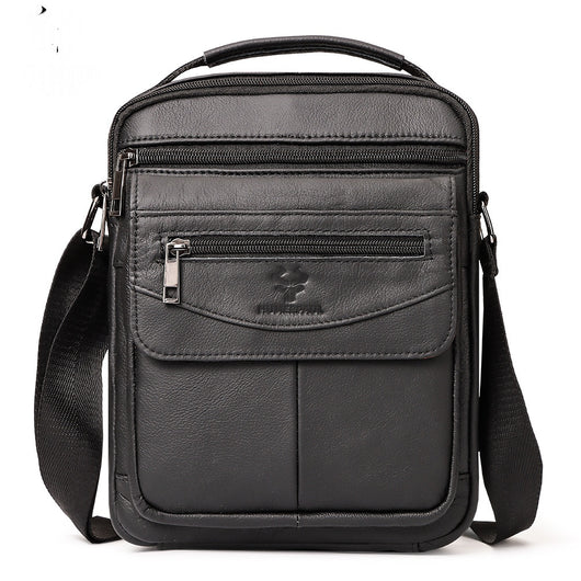 Mochila de Cuero Genuino para Hombre - Diseño Crossover Moderno - Image 7