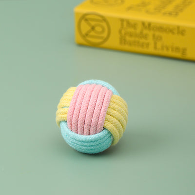 Juguete Interactivo de Pelota de Algodón para Gatos - Entretenimiento y Limpieza Dental - Image 8