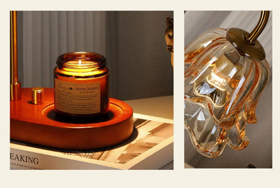 Lámpara de Mesa Aromática sin Fuego con Luz Ambiental - Image 11