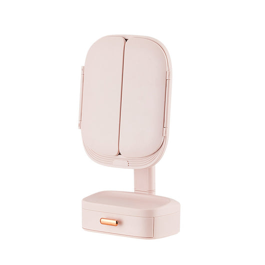 Espejo de Maquillaje LED de Escritorio Plegable con Luz Integrada - Image 4