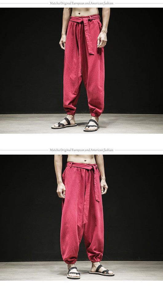 Pantalones Estilo Chino de Primavera y Verano para Hombre con Cintura Elástica - Image 14