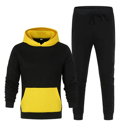 Conjunto Deportivo de 2 Piezas con Contraste de Colores - Sudadera y Pantalón - Image 10