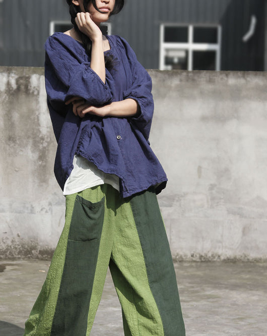 Cardigan de Lino con Mangas Murciélago para Mujer - Image 11