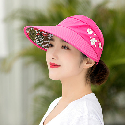Gorra Visera Vacía Perla Verano con Protección Solar - Image 2