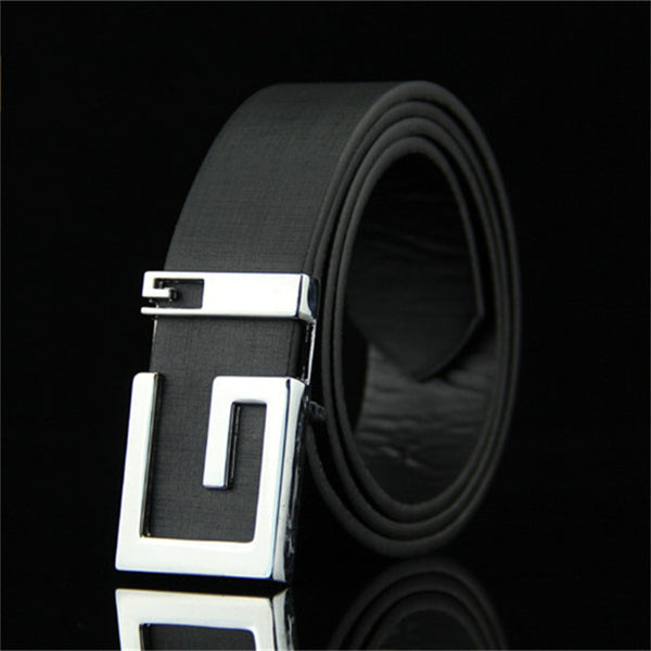 Cinturones Unisex de Diseño Minimalista con Hebilla Suave