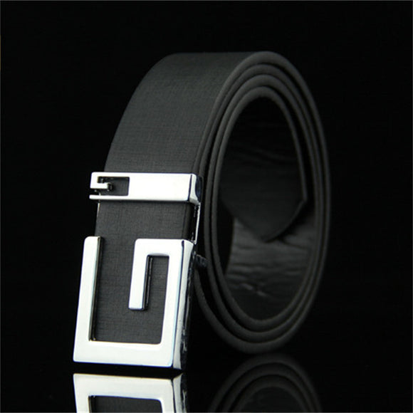 Cinturones Unisex de Diseño Minimalista con Hebilla Suave