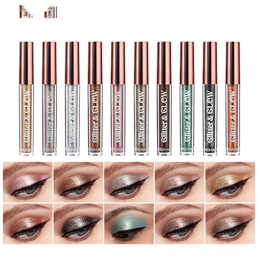 Set de 10 Sombras Líquidas Diamond Shine - Brillo Diamantado - Image 6