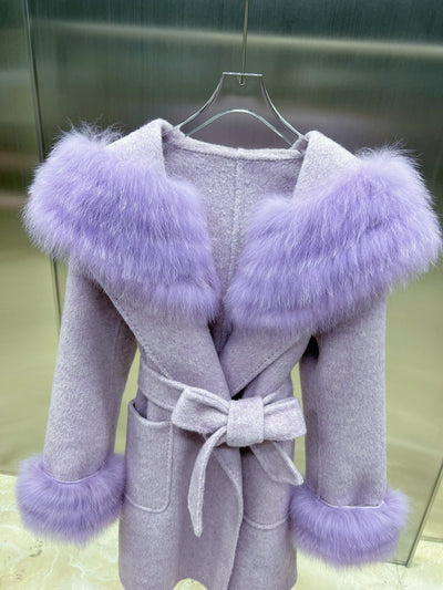 Abrigo de Invierno para Mujer en Lana de Oveja con Corte Ajustado - Image 27