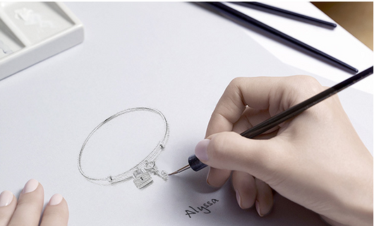 Pulsera de Candado del Amor Ajustable con Llave - Image 9