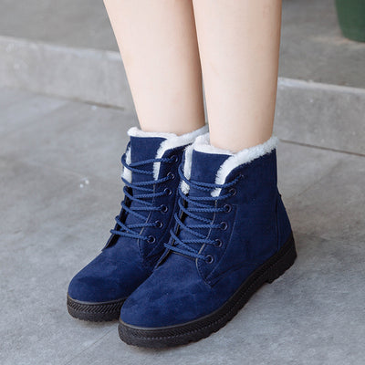 Botas de Nieve para Mujer Talla Grande con Forro de Felpa Artificial - Image 15
