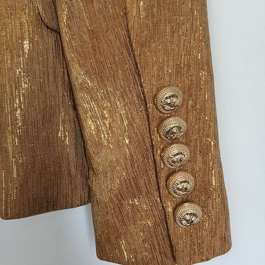 Blazer Ejecutivo Doble Botonadura con Hebilla de Cabeza de León - Image 10