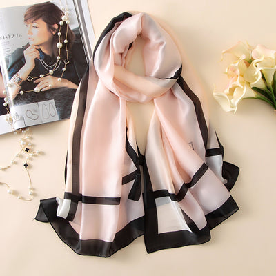 Pañuelo de Seda Estampado para Mujer - Diseño Elegante y Versátil - Image 14