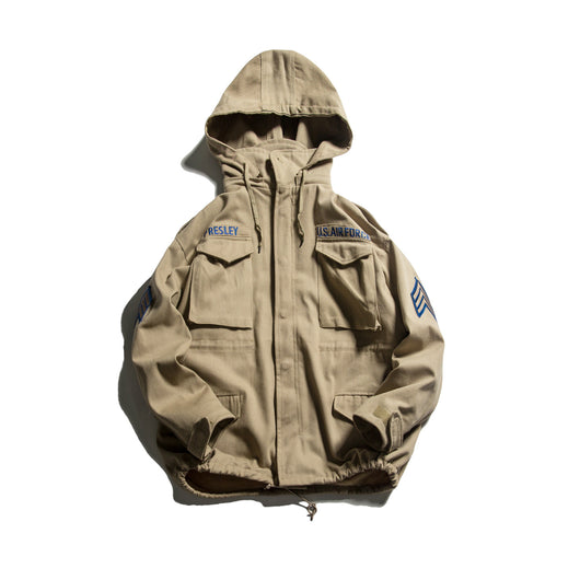 Chaqueta Deportiva Hip Hop Retro con Capucha y Bordados para Niños - Image 9
