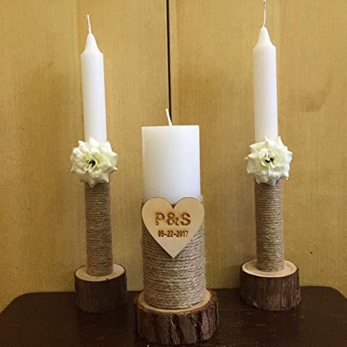 Portavelas de Madera para Bodas - Image 8