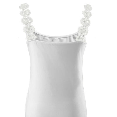 Chaleco Suelto de Encaje y Puntada Sólida para Primavera y Verano - Image 20