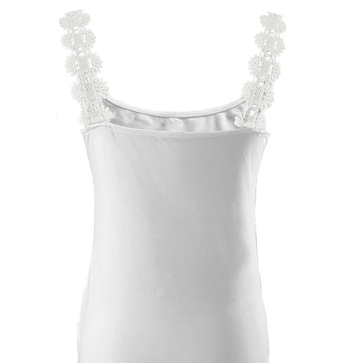 Chaleco Suelto de Encaje y Puntada Sólida para Primavera y Verano - Image 3