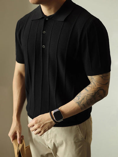 Camiseta Básica Americana Hombre Color Sólido - Image 6
